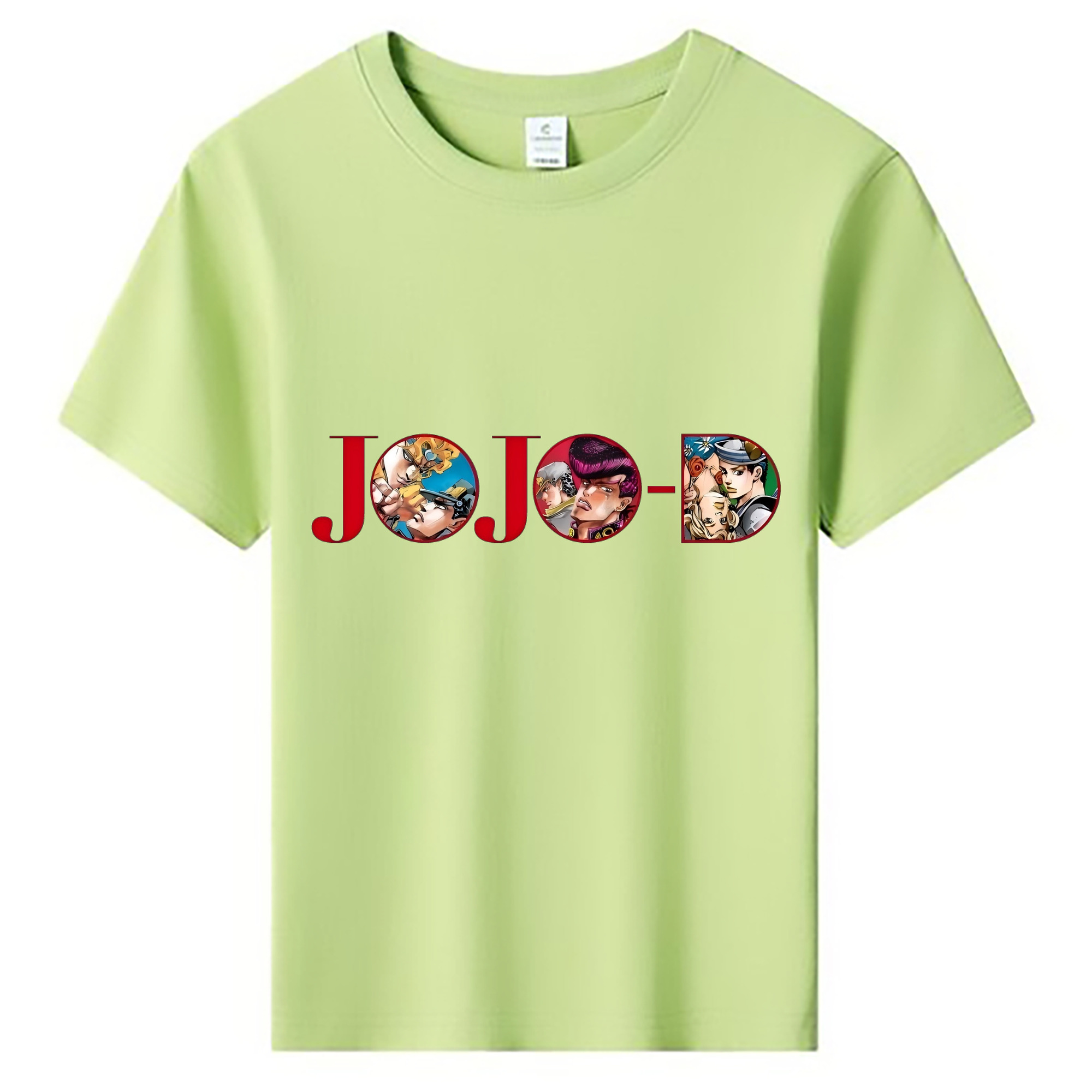 （画像用） ジョジョの奇妙な冒険 JoJo's Bizarre Adventure 綿100％キッズTシャツ（フロントプリント）
